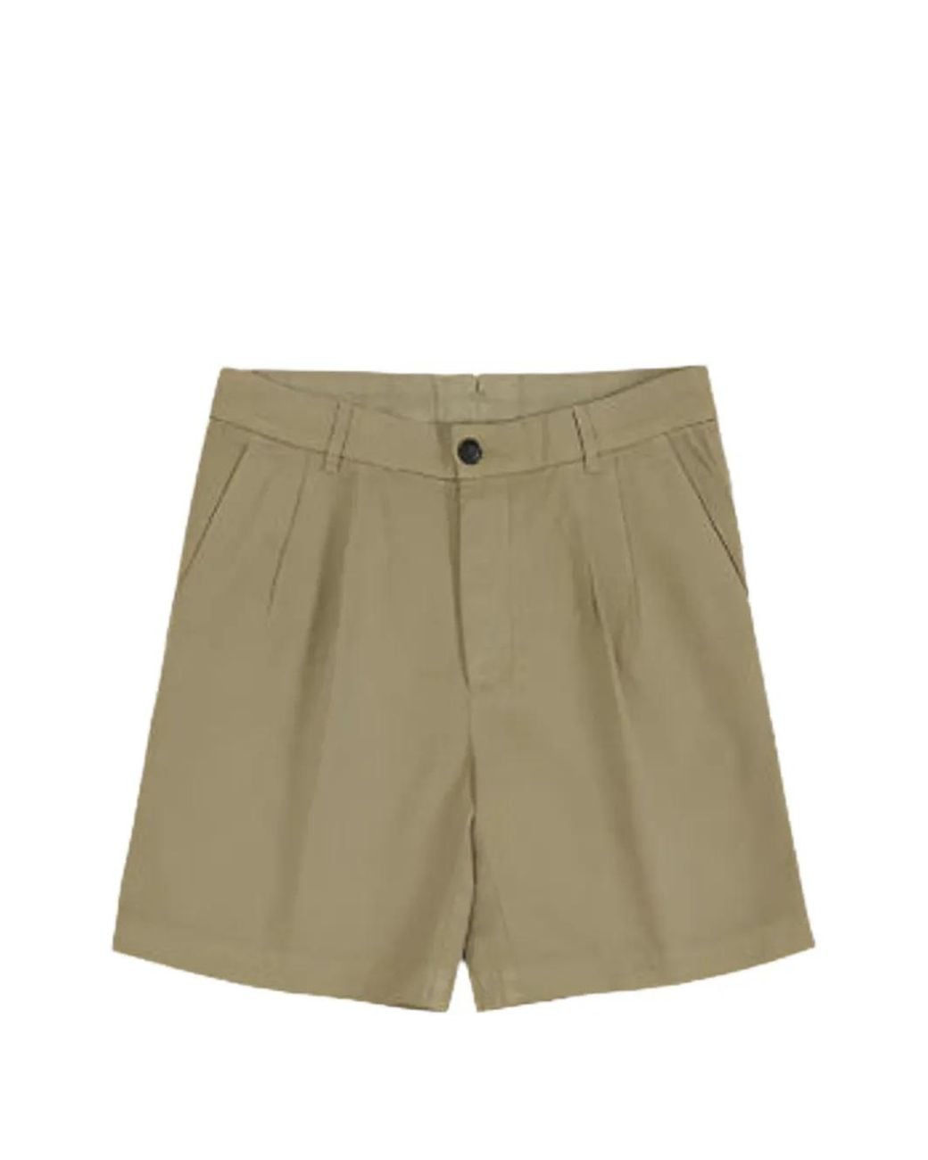 Fortela Green Bermuda Cotton Shorts for men