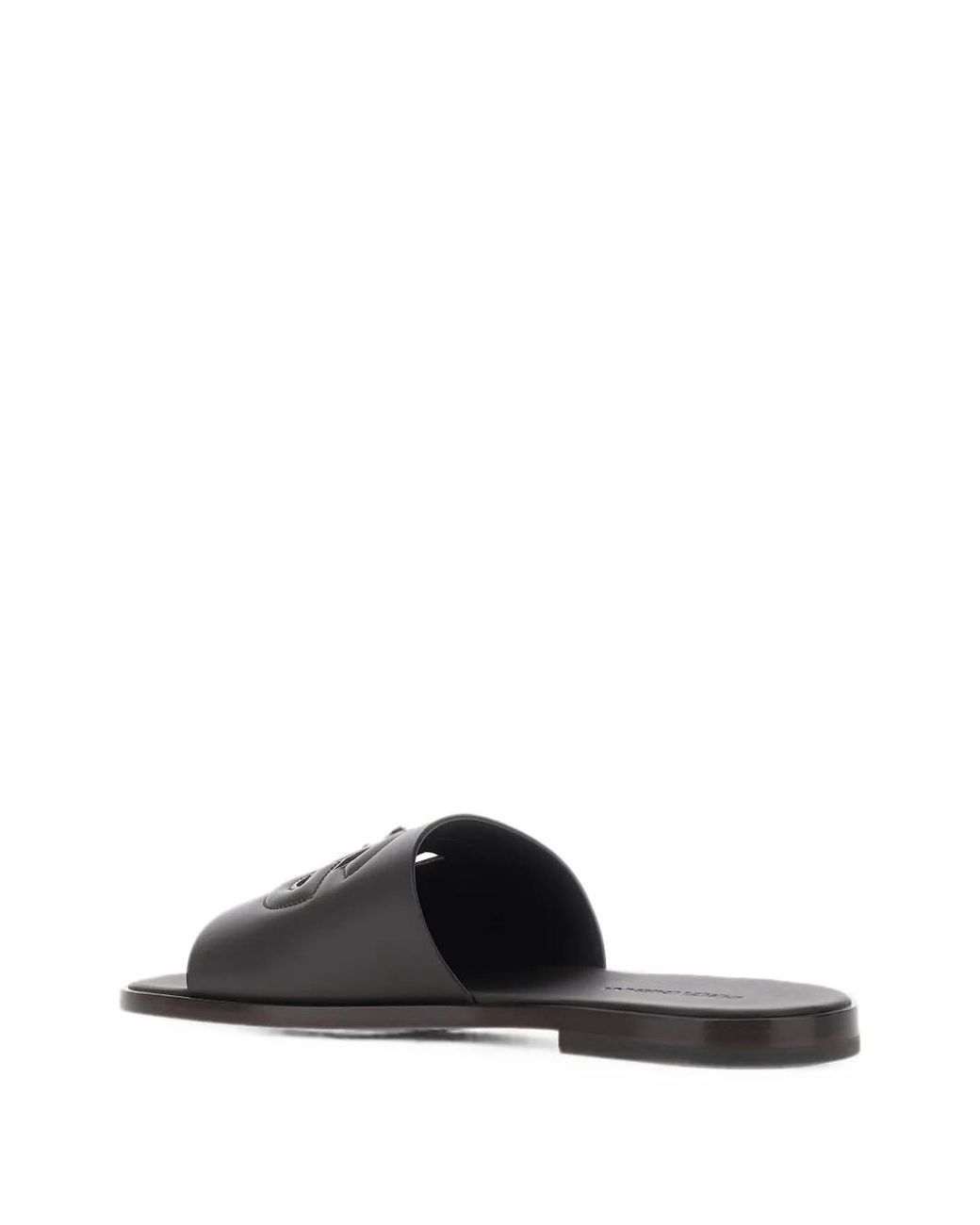 Dolce & Gabbana White Leather Sandals for men