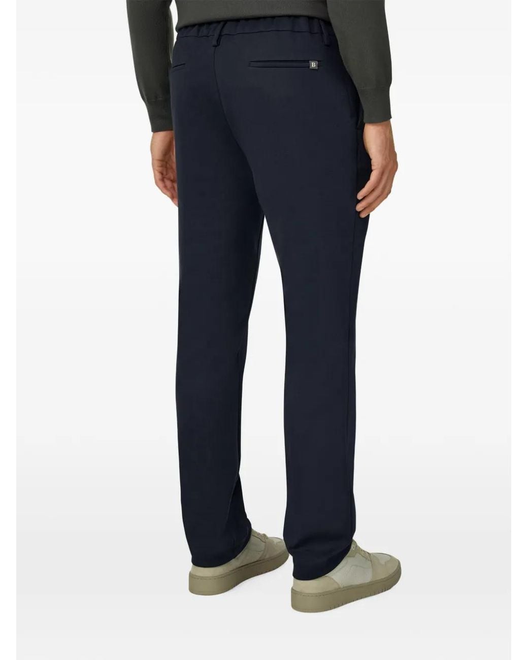 Boggi Blue City Trousers for men