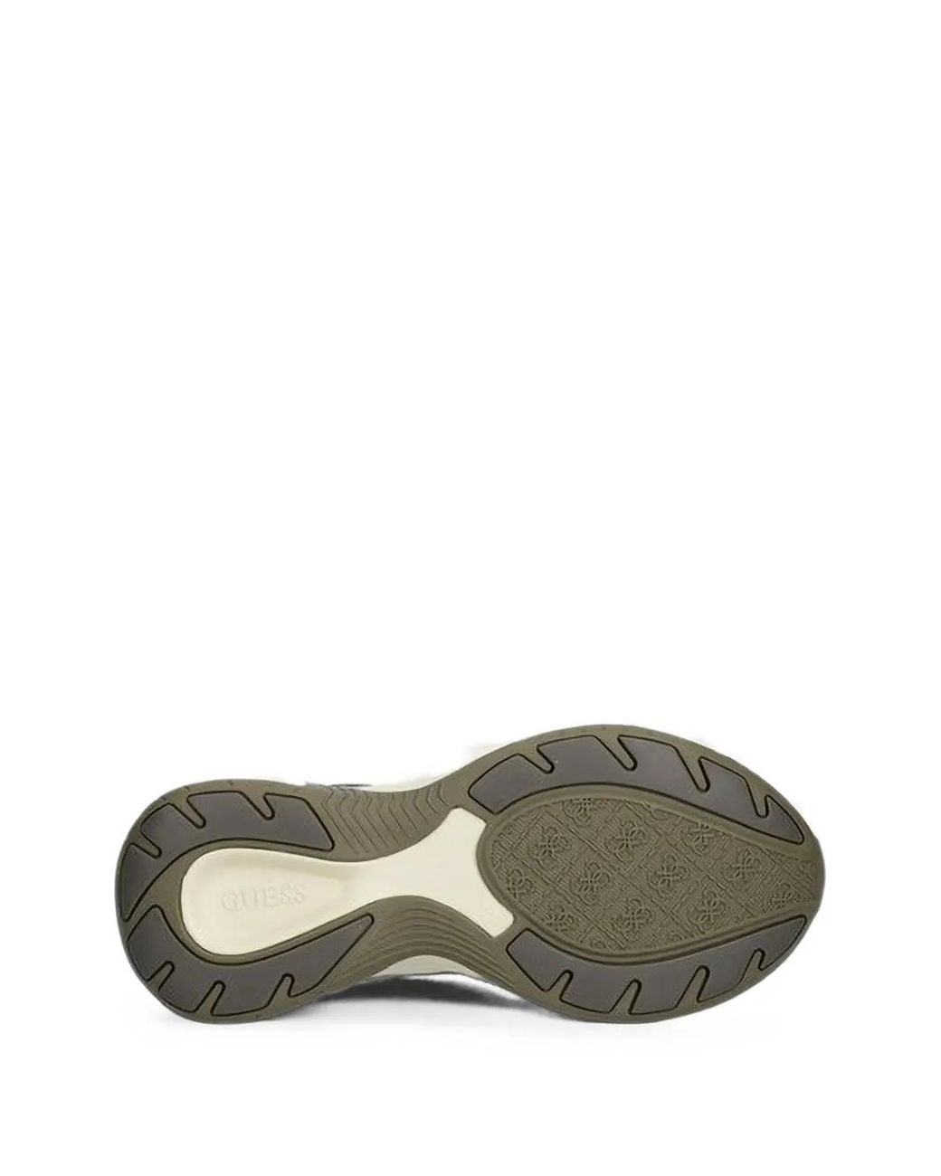 Guess White Squan3 Logo-Print Panelled Sneakers for men