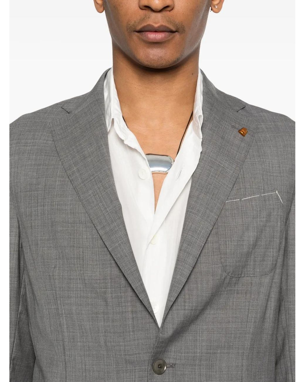 Latorre Geknöpfte Soffio Jacke in Gray für Herren