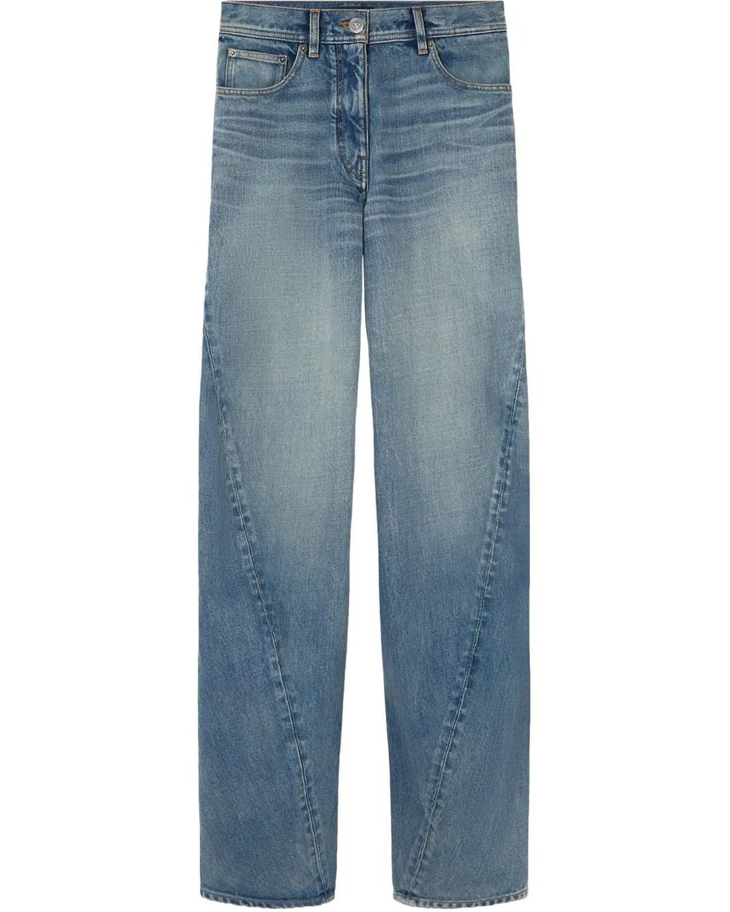 Versace Blue Faded Denim Trousers