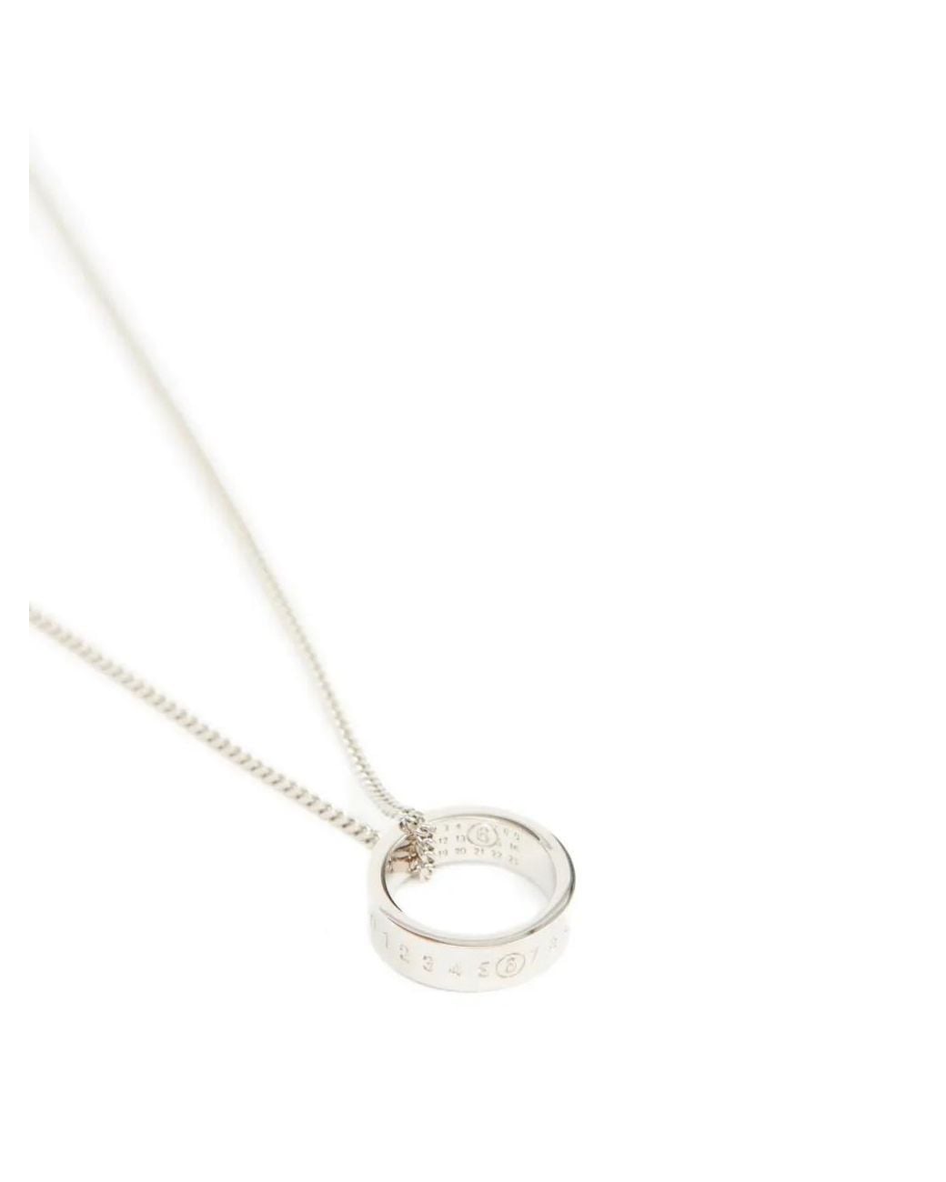 MM6 by Maison Margiela White Numeric Necklace