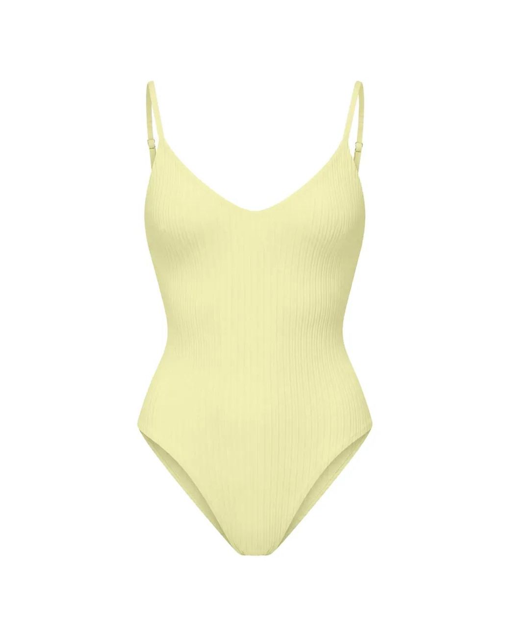 Rip Curl Yellow Scoop-Neck Swimsuit
