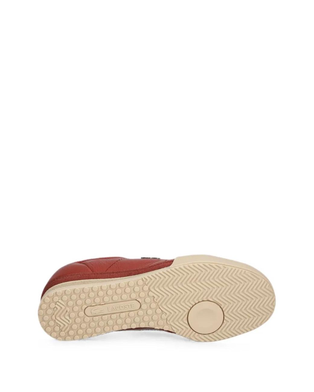 Lacoste Red Aura Leather Sneakers