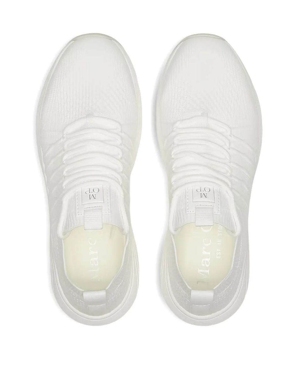Marc O' Polo White Knitted Sneakers