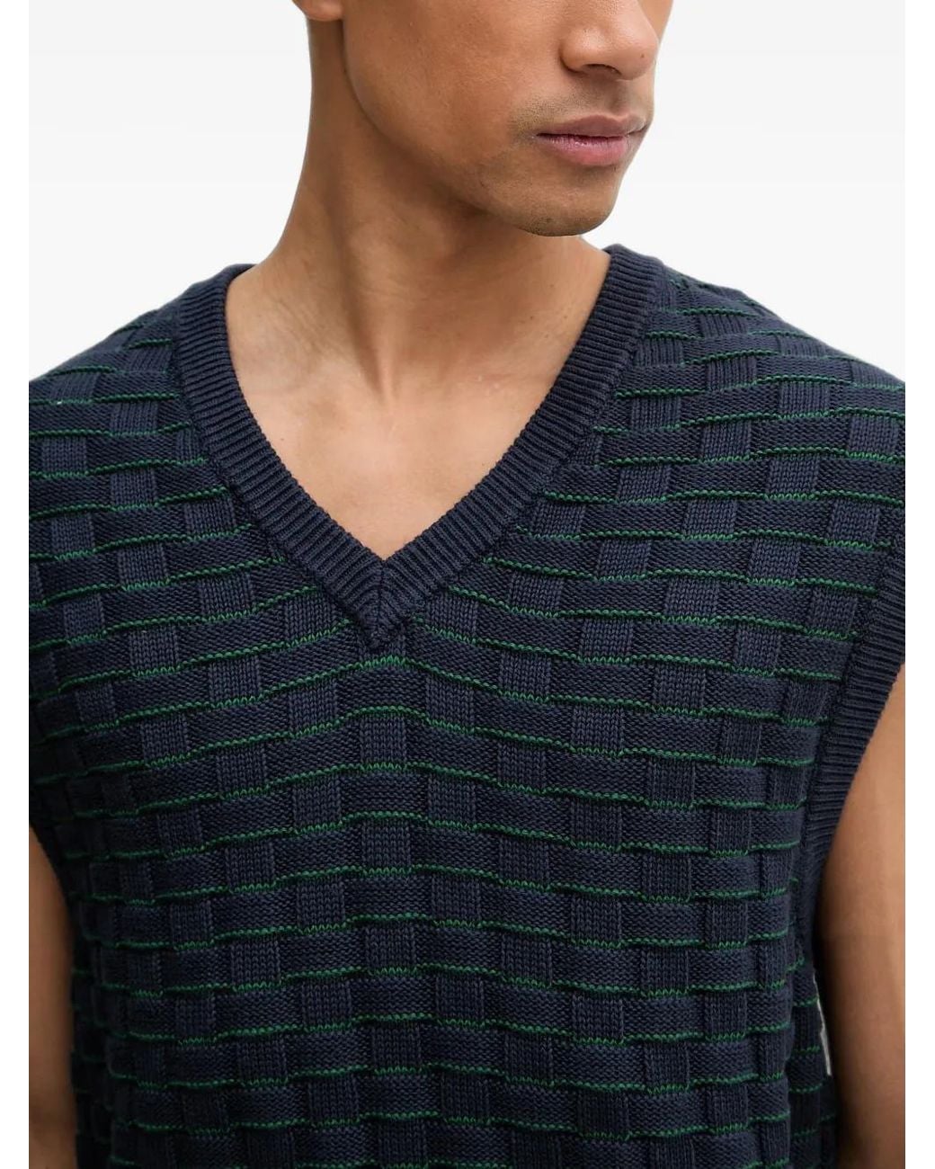 Levi's Blue Skyline V-Neck Vest for men