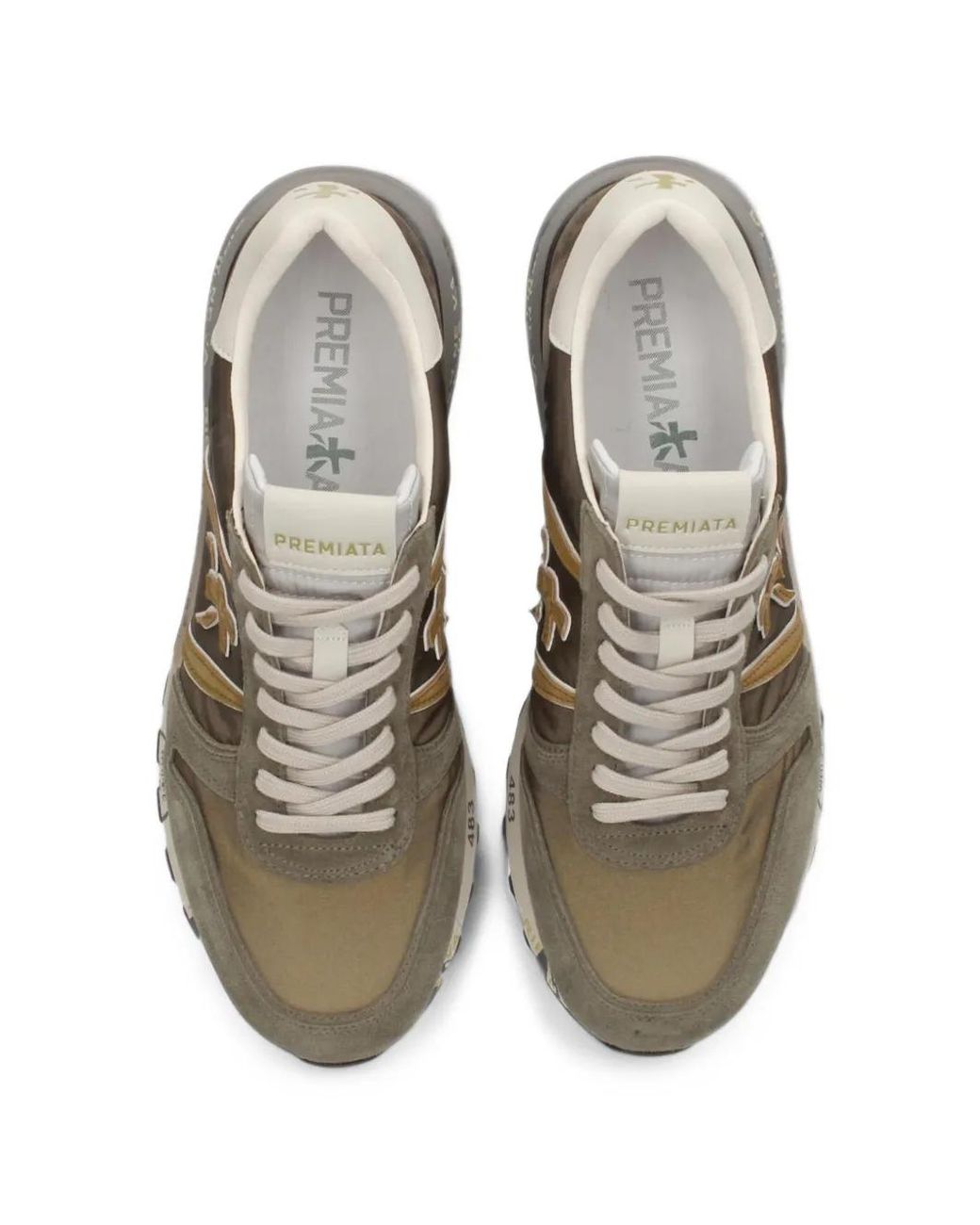 Premiata Brown Lander 8009 Sneakers for men