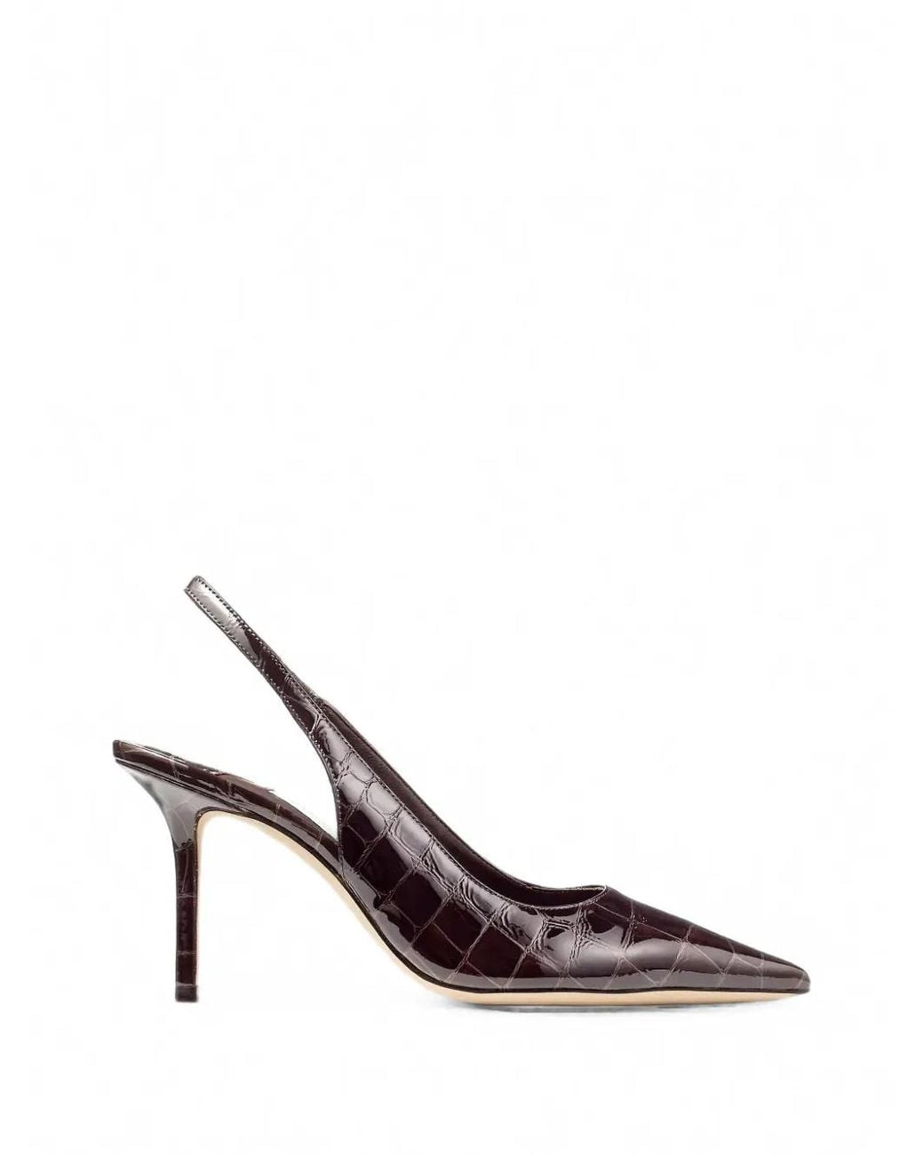 Jimmy Choo White Love Sling Back 85 Pumps