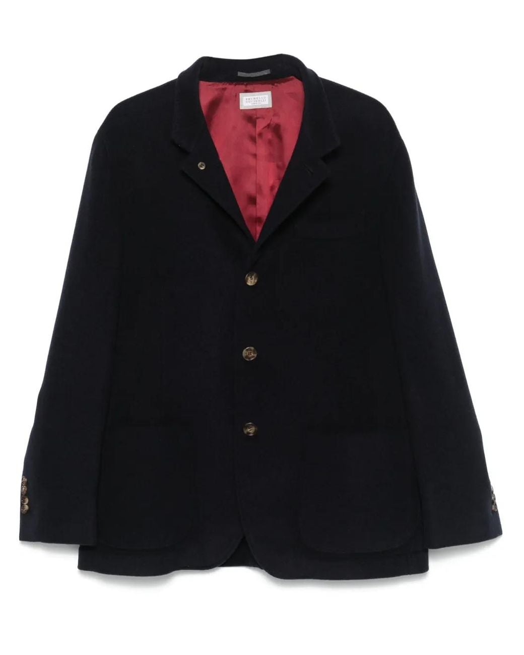 Brunello Cucinelli Black Cashmere Jacket for men