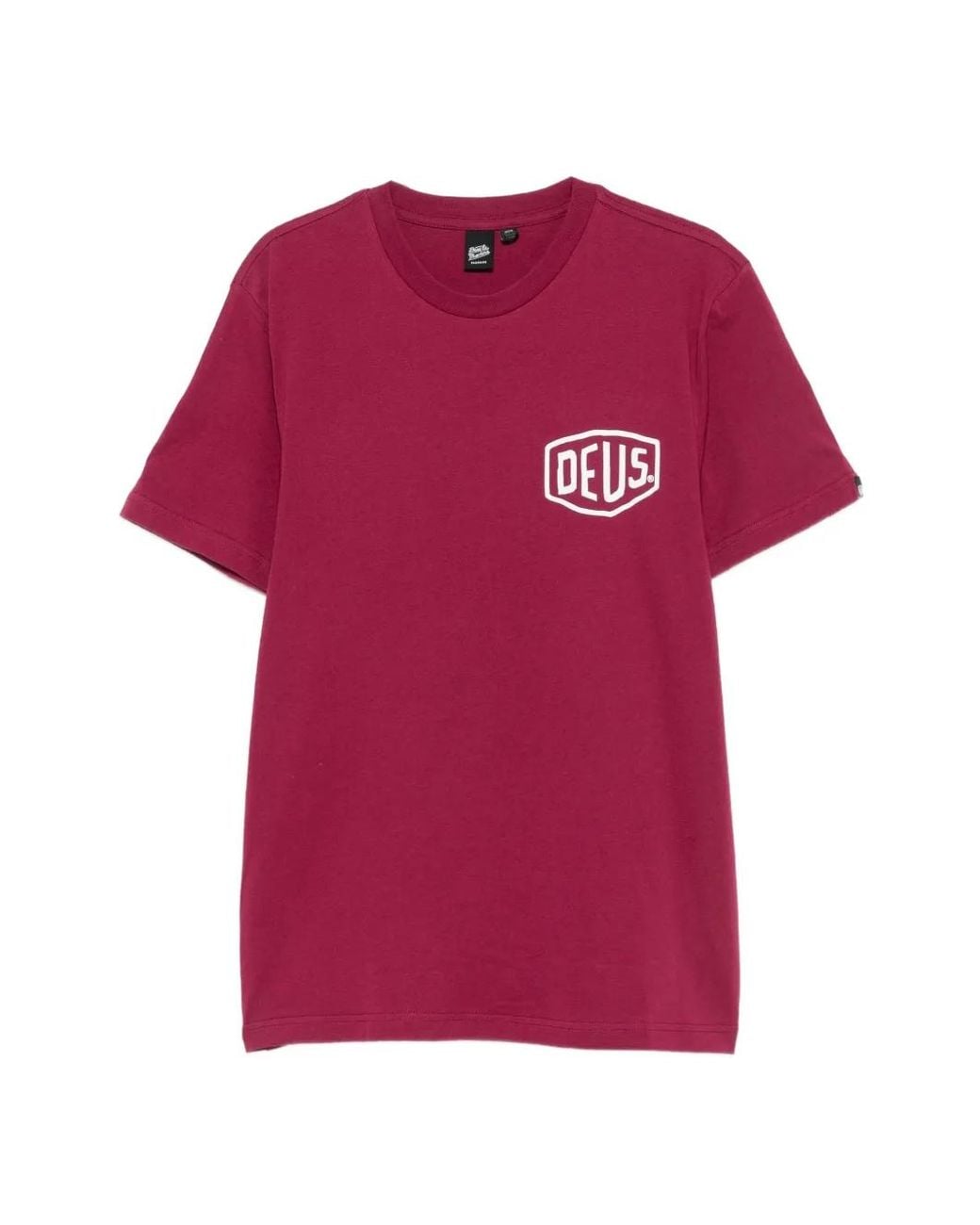Deus Ex Machina Pink Logo-Print Short-Sleeve T-Shirt