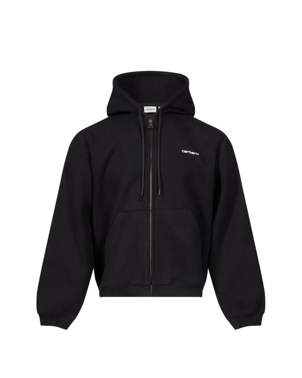 Carhartt Black Hooded Ebbert Sweat Jacket for men