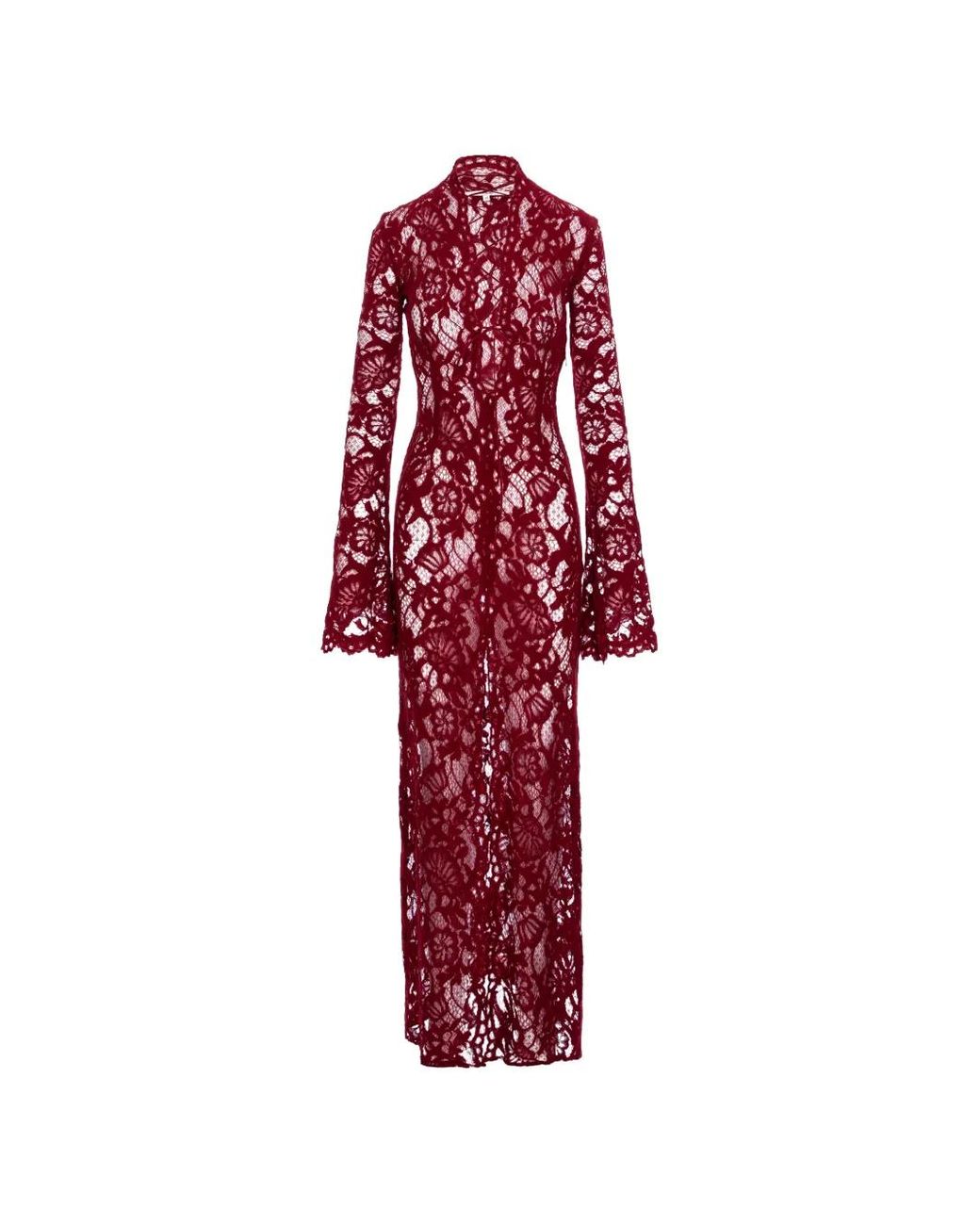 MANURI Sally Maxi Dress in Red | Lyst