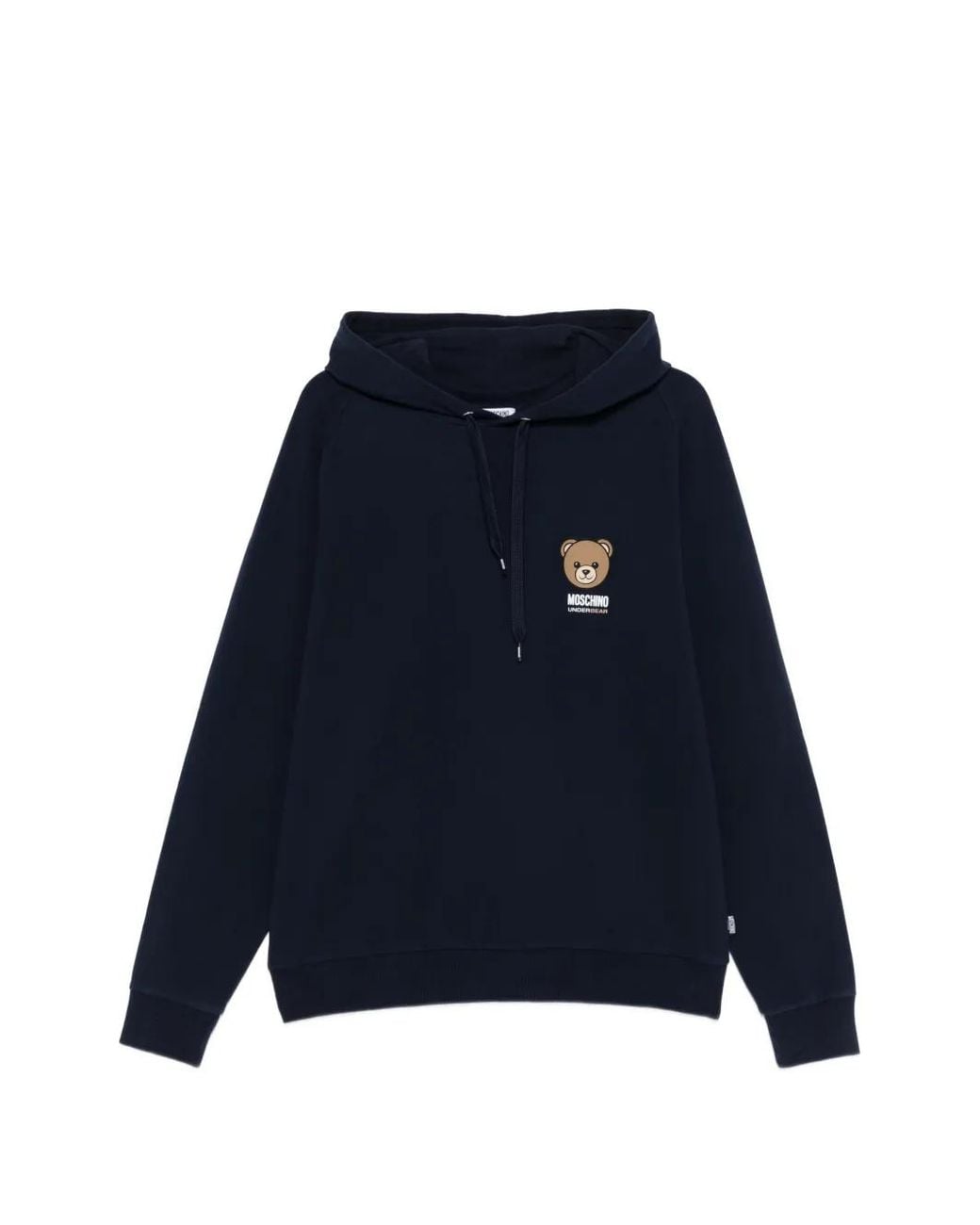 Moschino Blue Teddy Bear Hoodie for men