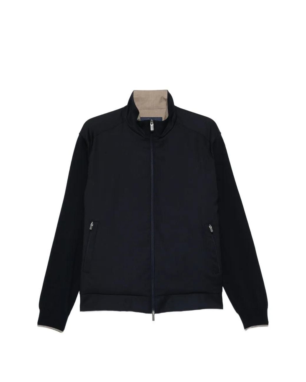 Paul & Shark Black Zip-Up Jacket for men
