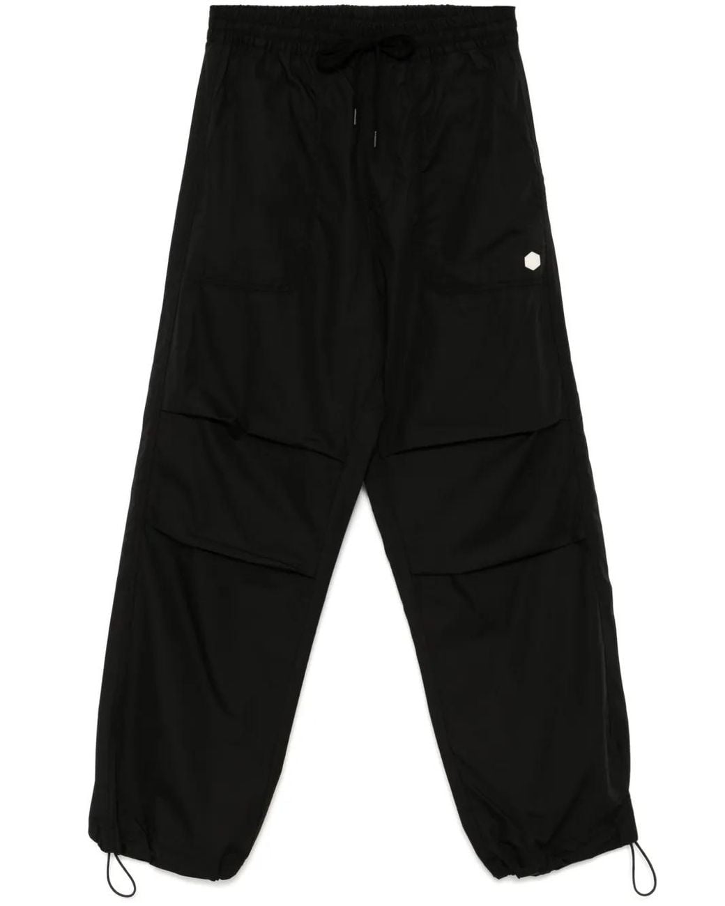Chocoolate Black Drawstring Trousers