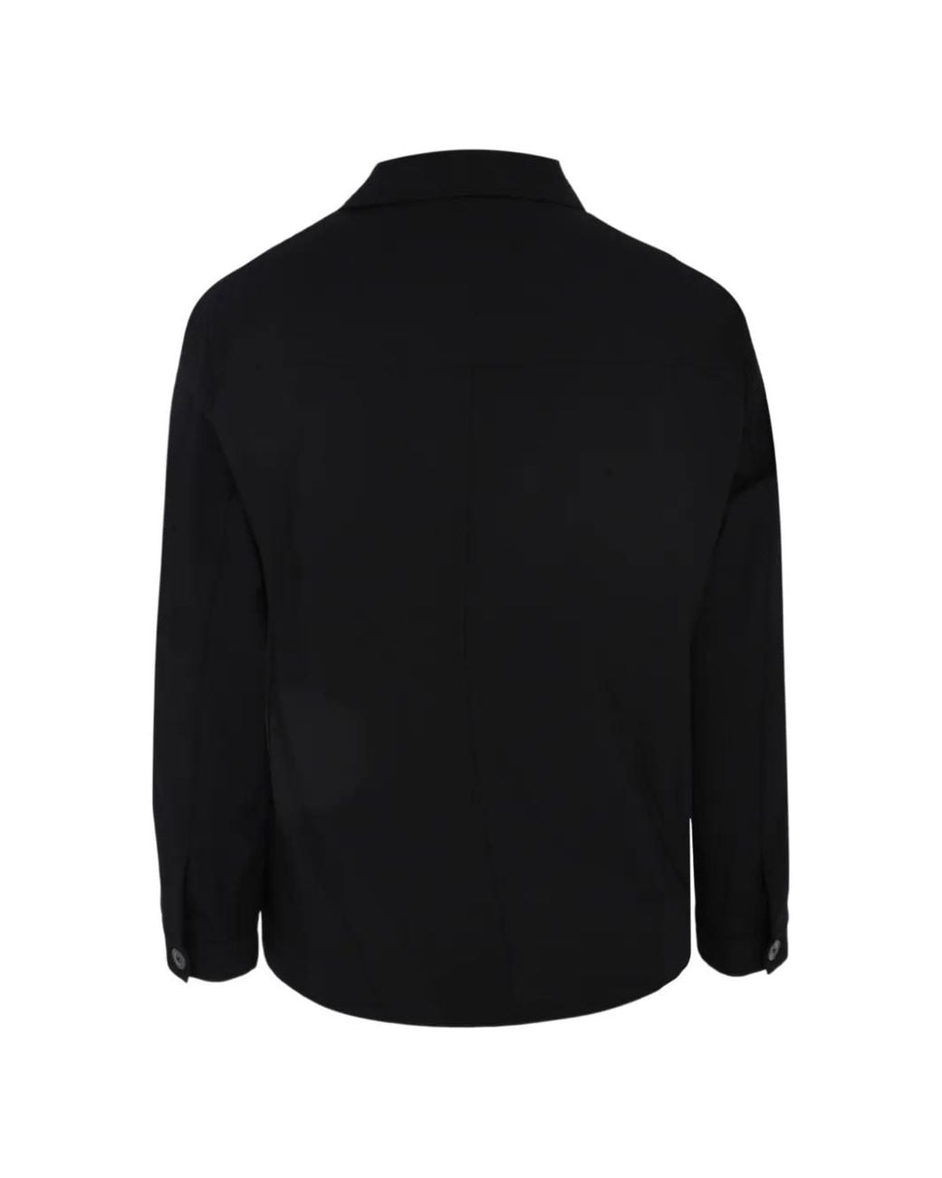 Tombolini Black Buttoned Overshirt for men