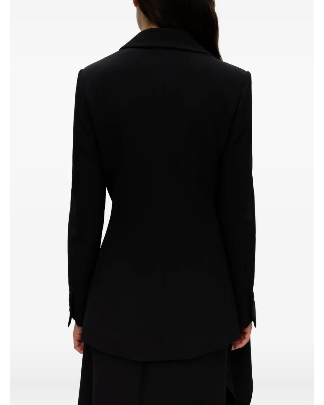 Blazer Drapeado ELY ELY de color Black