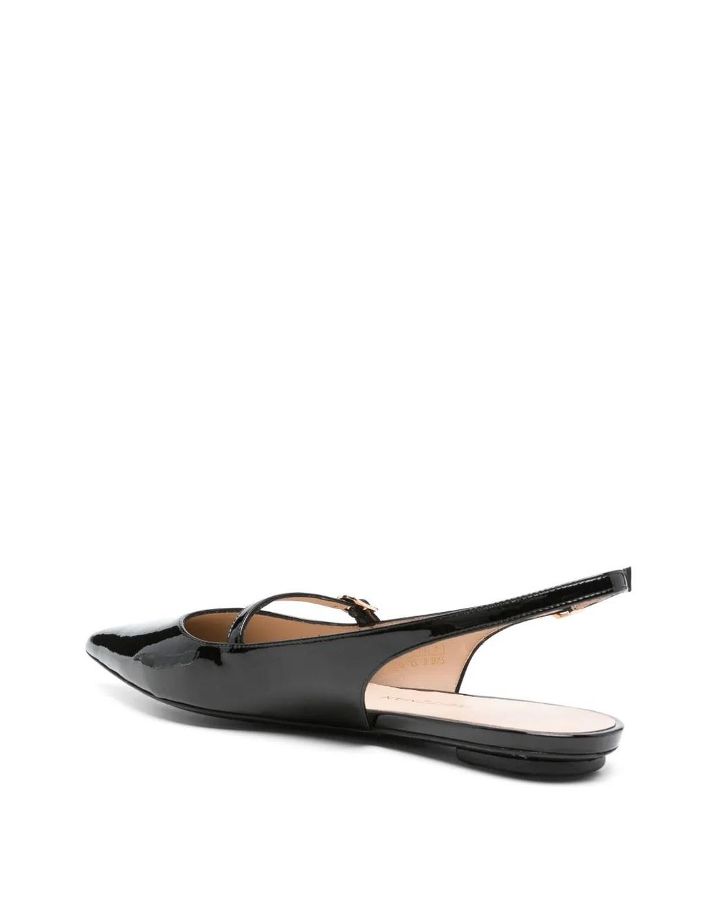 Stuart Weitzman Black Flache Emilia Pumps