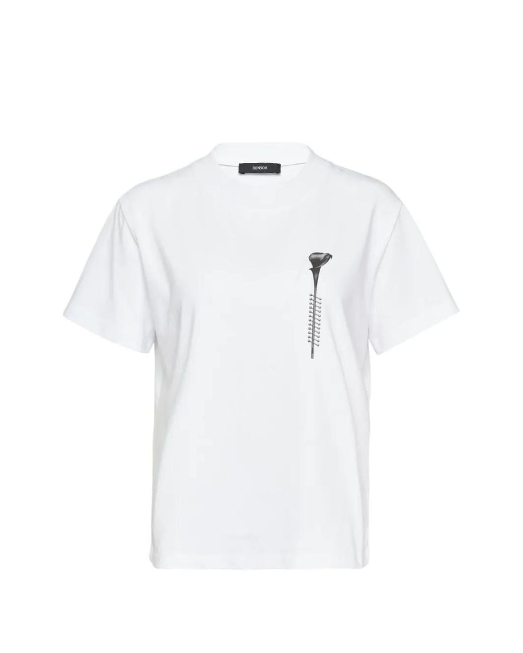 BONBOM White Graphic-Print T-Shirt