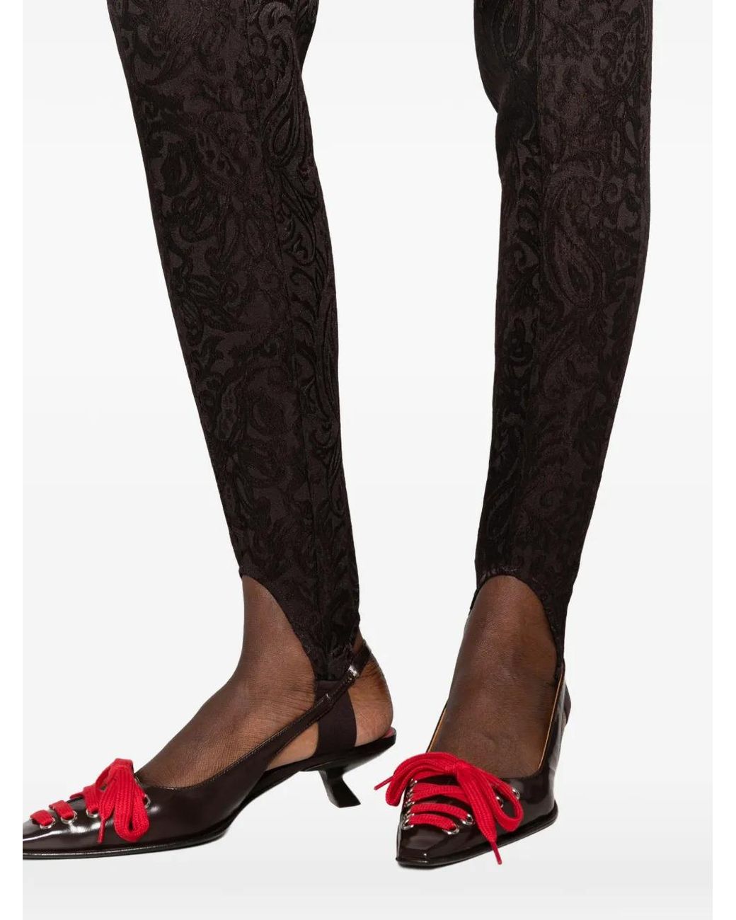 ALÉMAIS Black Adeline Stirrup Trousers