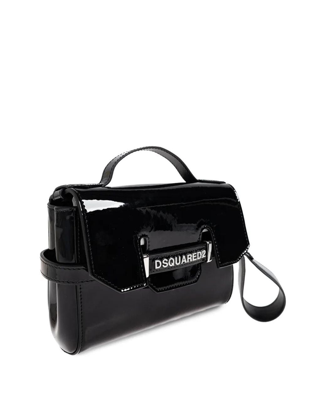 DSquared² Black Twin Clutch Bag