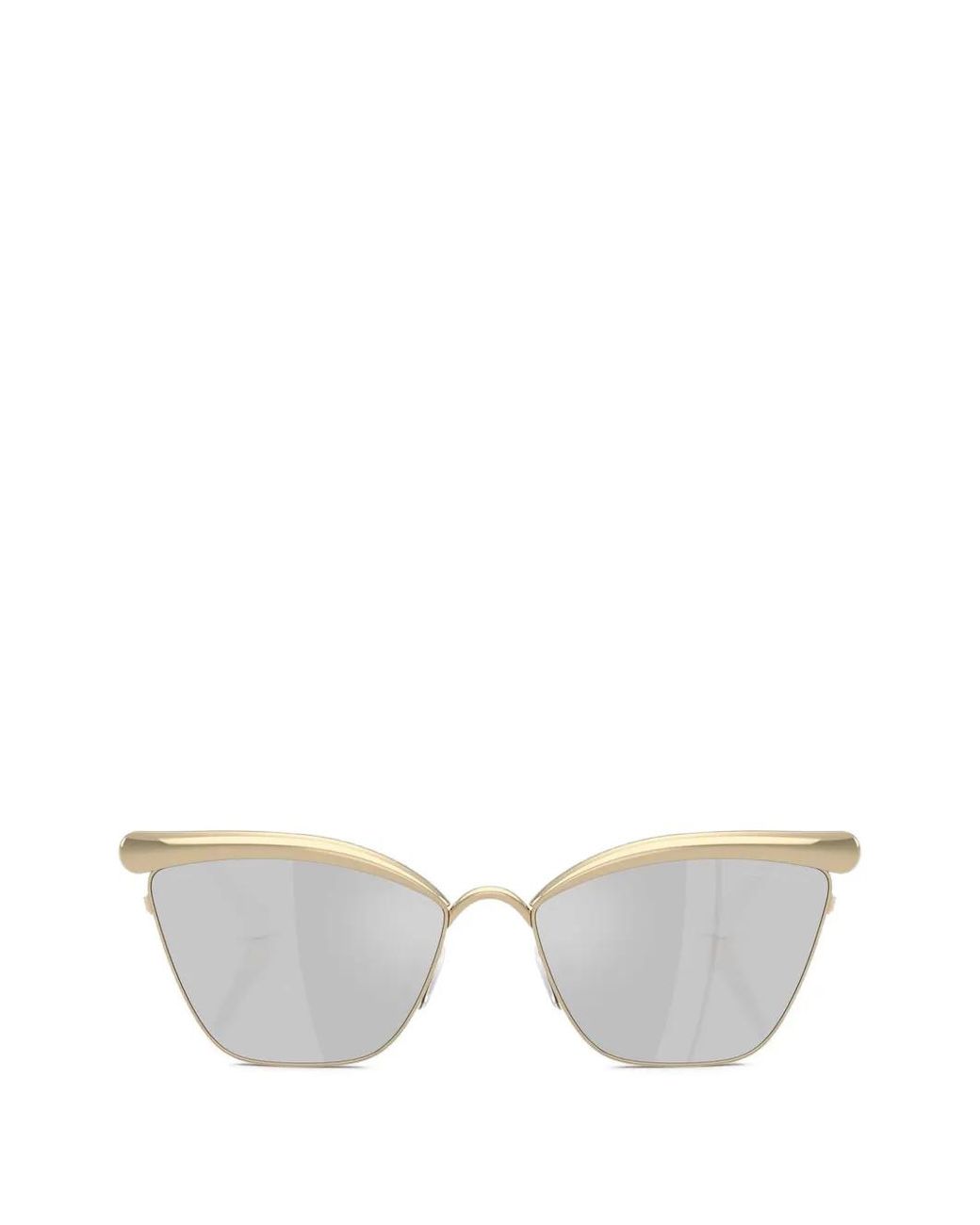 Michael Kors White Scottsdale Cat-Eye Sunglasses