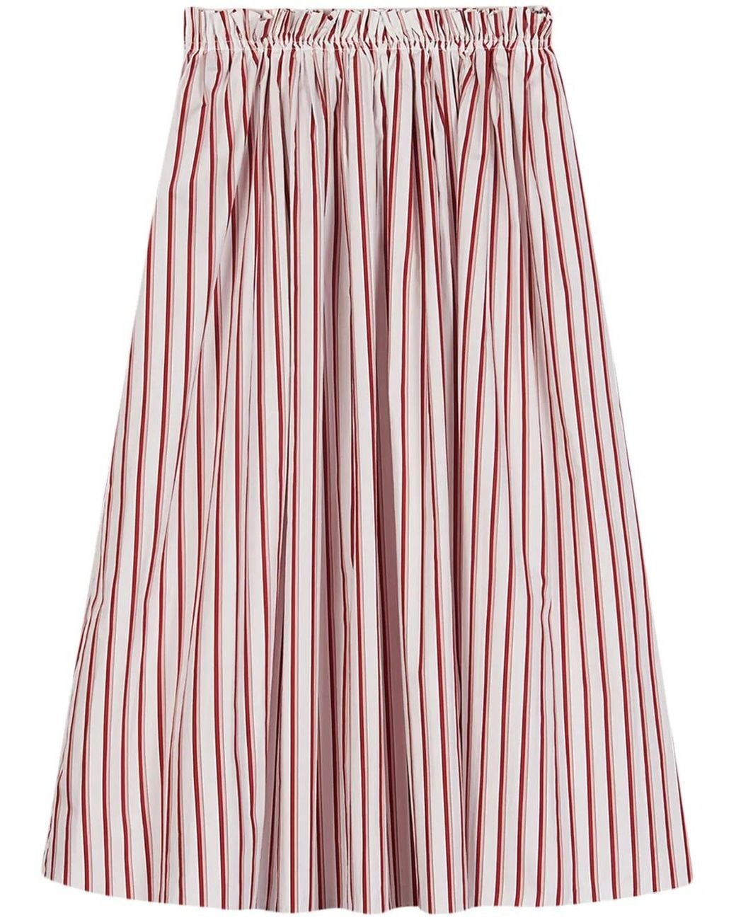 Ports 1961 Red Striped Skirt