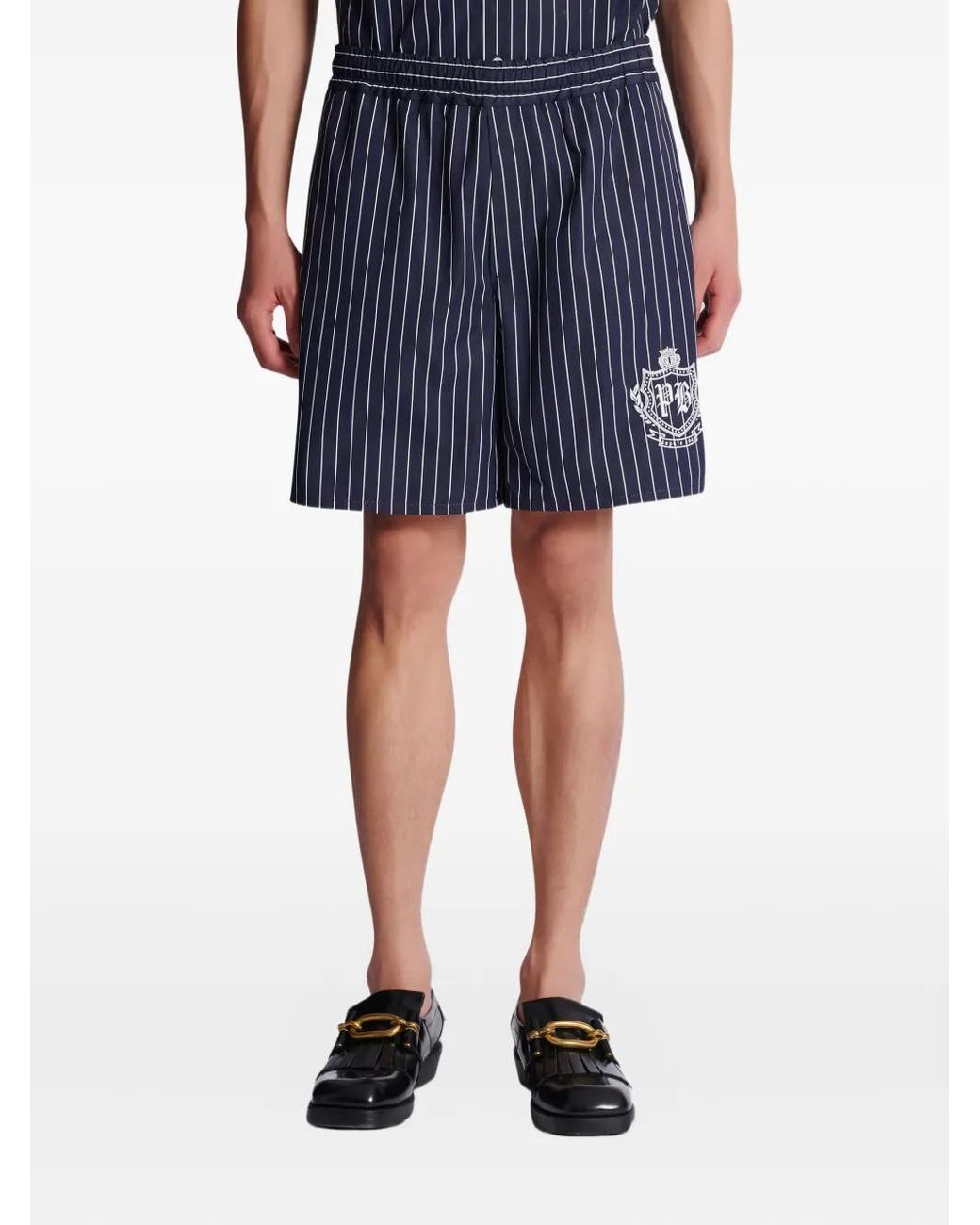 Bermudas A Rayas Diplomáticas Balmain de hombre de color Blue