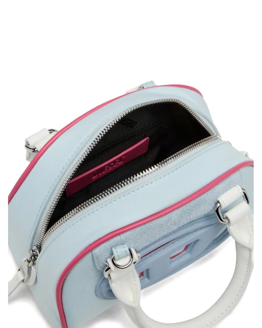 DIESEL Blue 1Dr Dome-Colour-Block Small Bowling Bag
