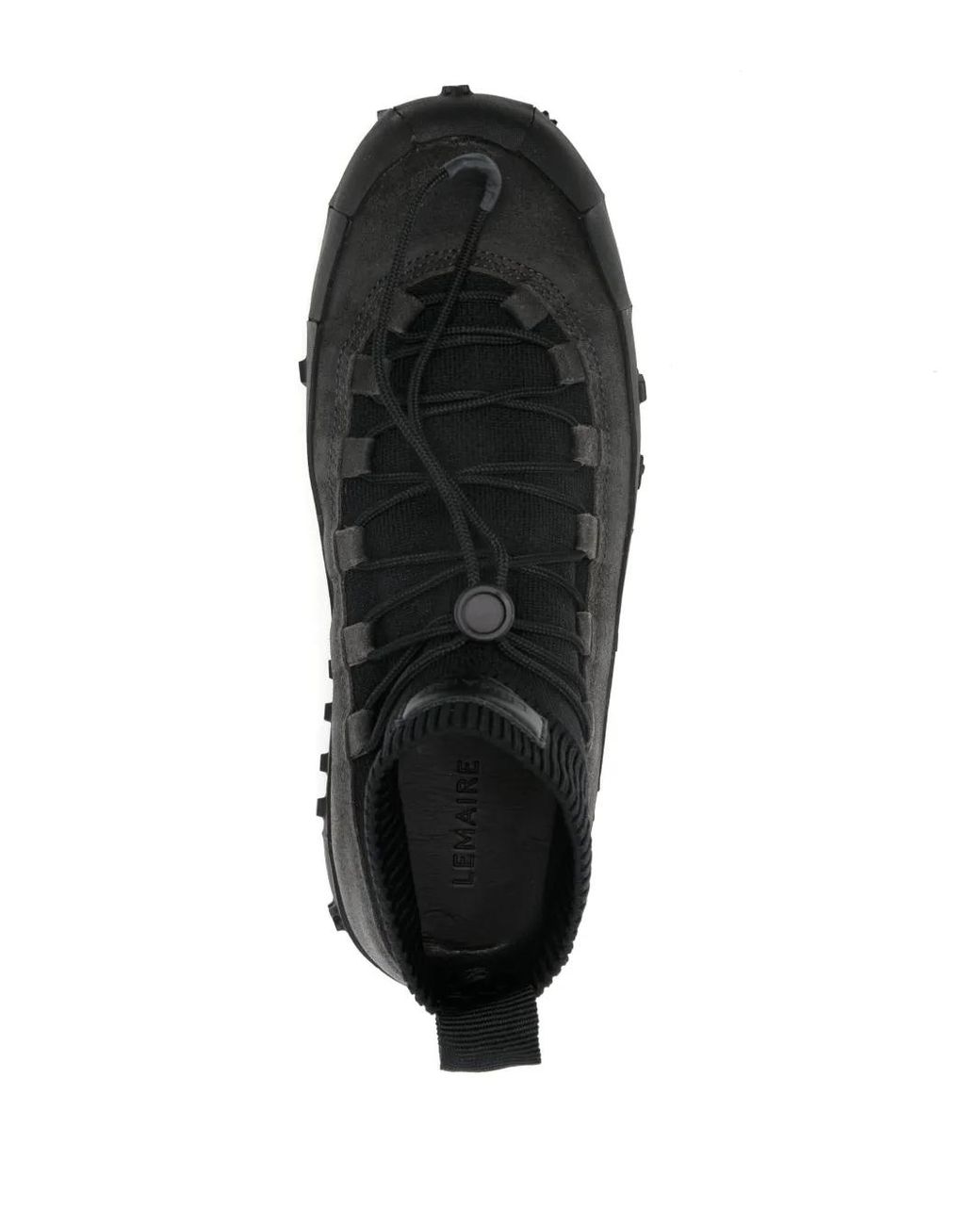 Lemaire Black Vibram Wrap On Sneakers