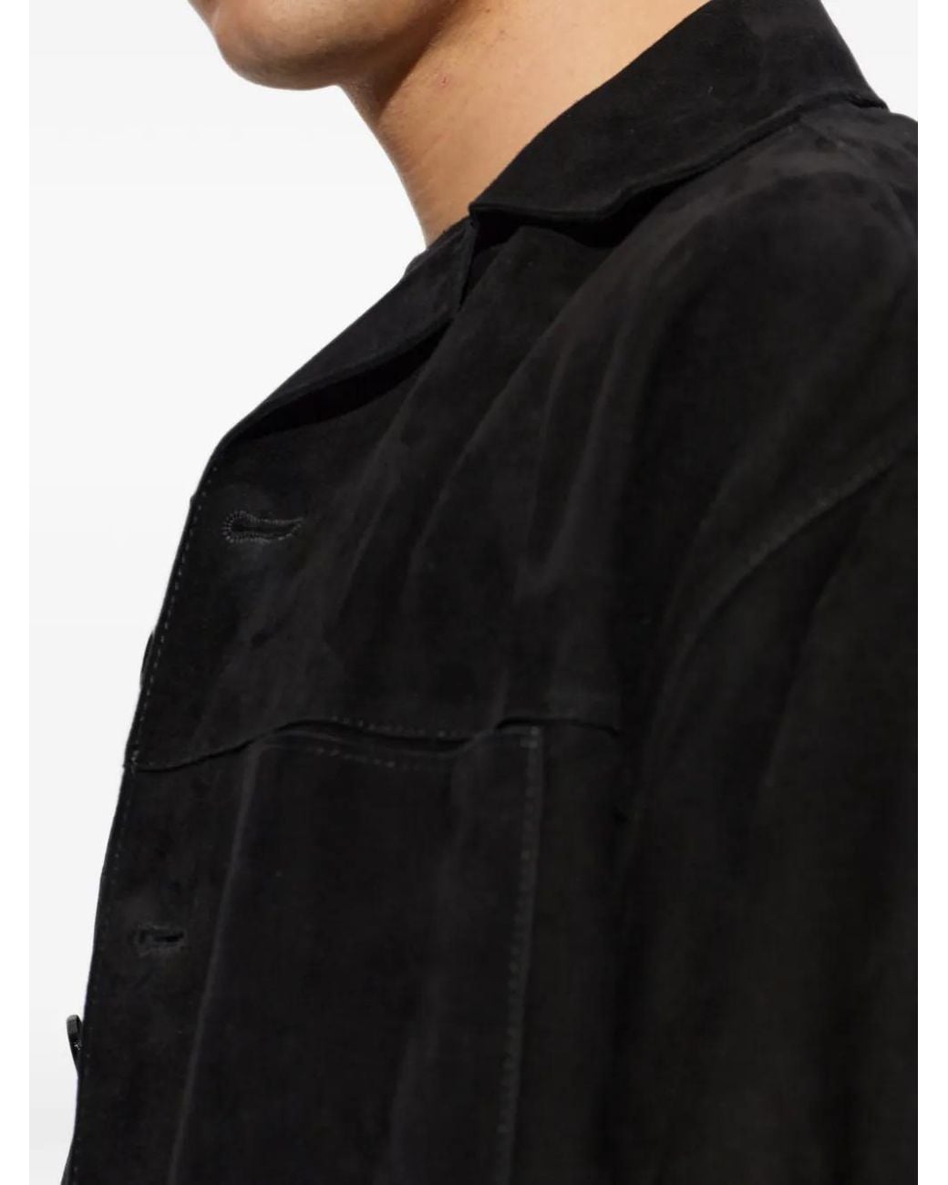 Giacca-Camicia di AMI in Black da Uomo