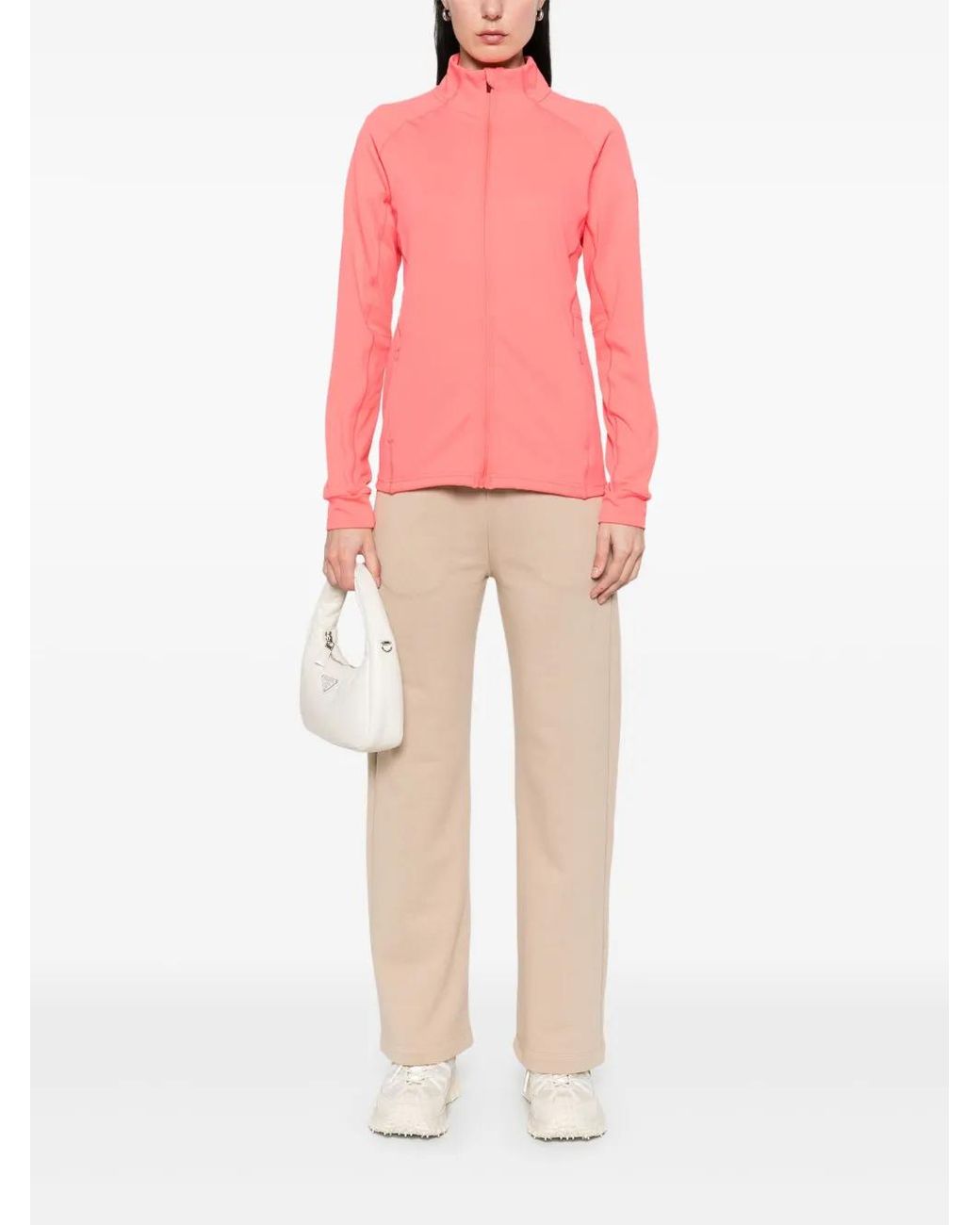 Rossignol Pink Zip-Up Sweatshirt