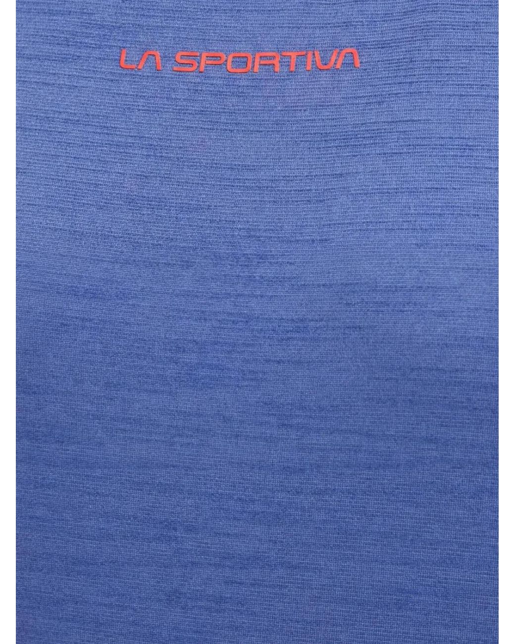La Sportiva Blue Logo-Detail Short-Sleeve T-Shirt