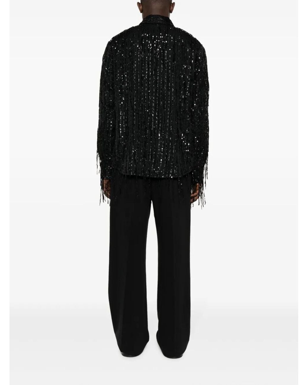 Amiri Hemd Mit Pailletten in Black für Herren