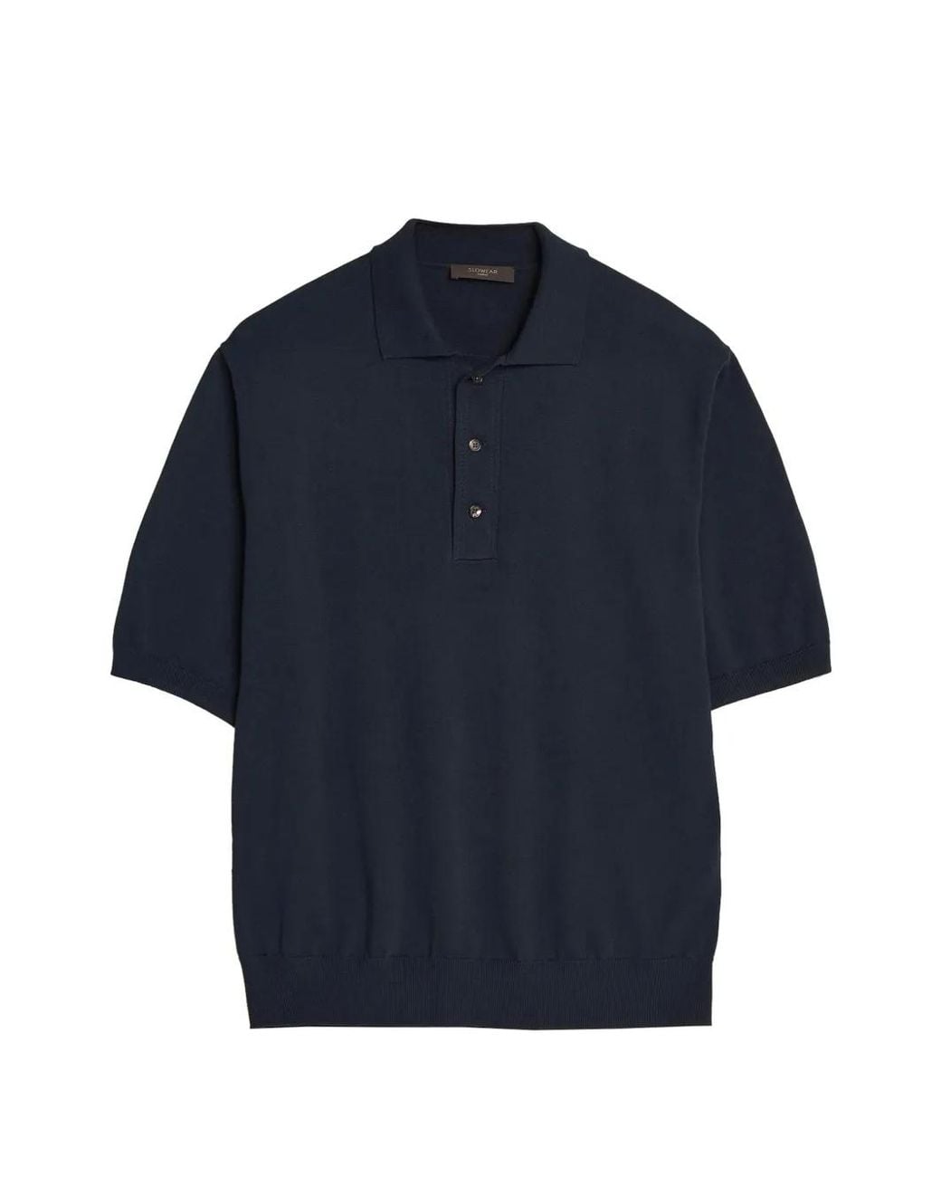 Zanone Blue Buttoned Polo Shirt for men