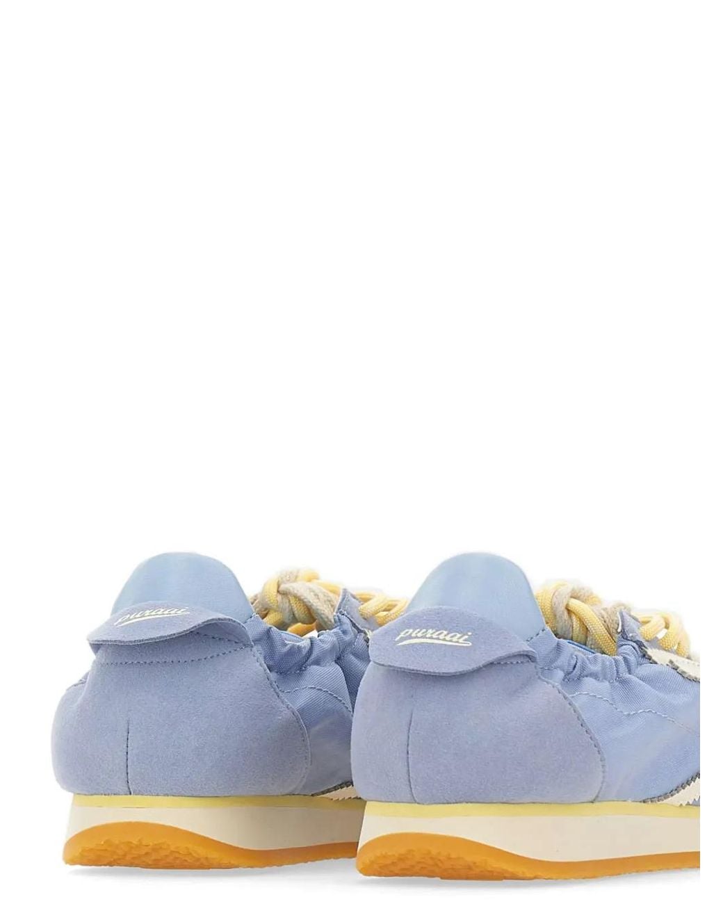 PURAAI Blue Panther Lace-Up Sneakers