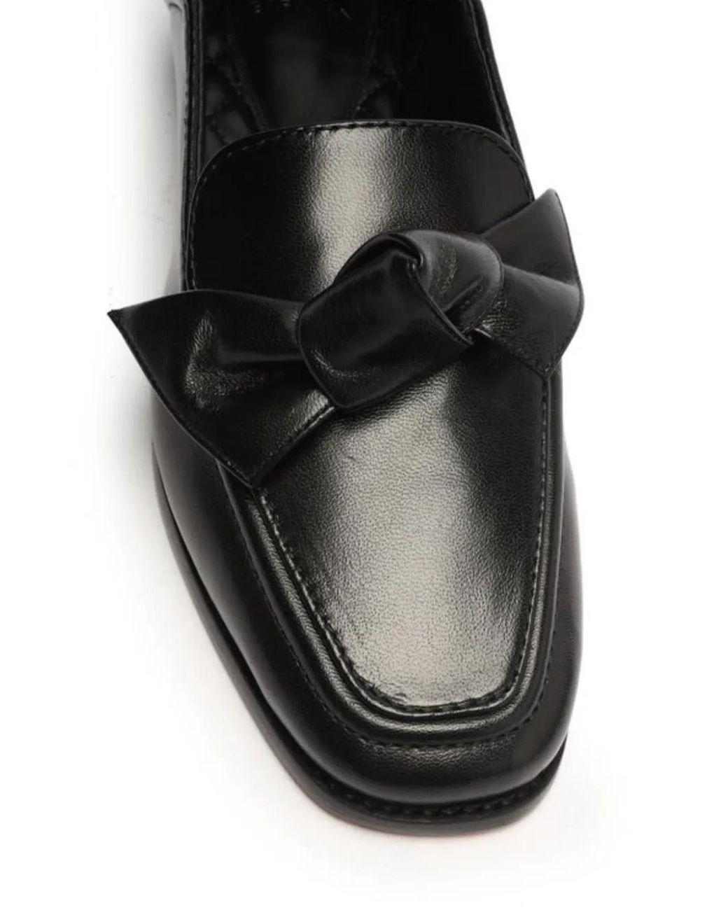 Alexandre Birman Black Clarita Leather Loafers