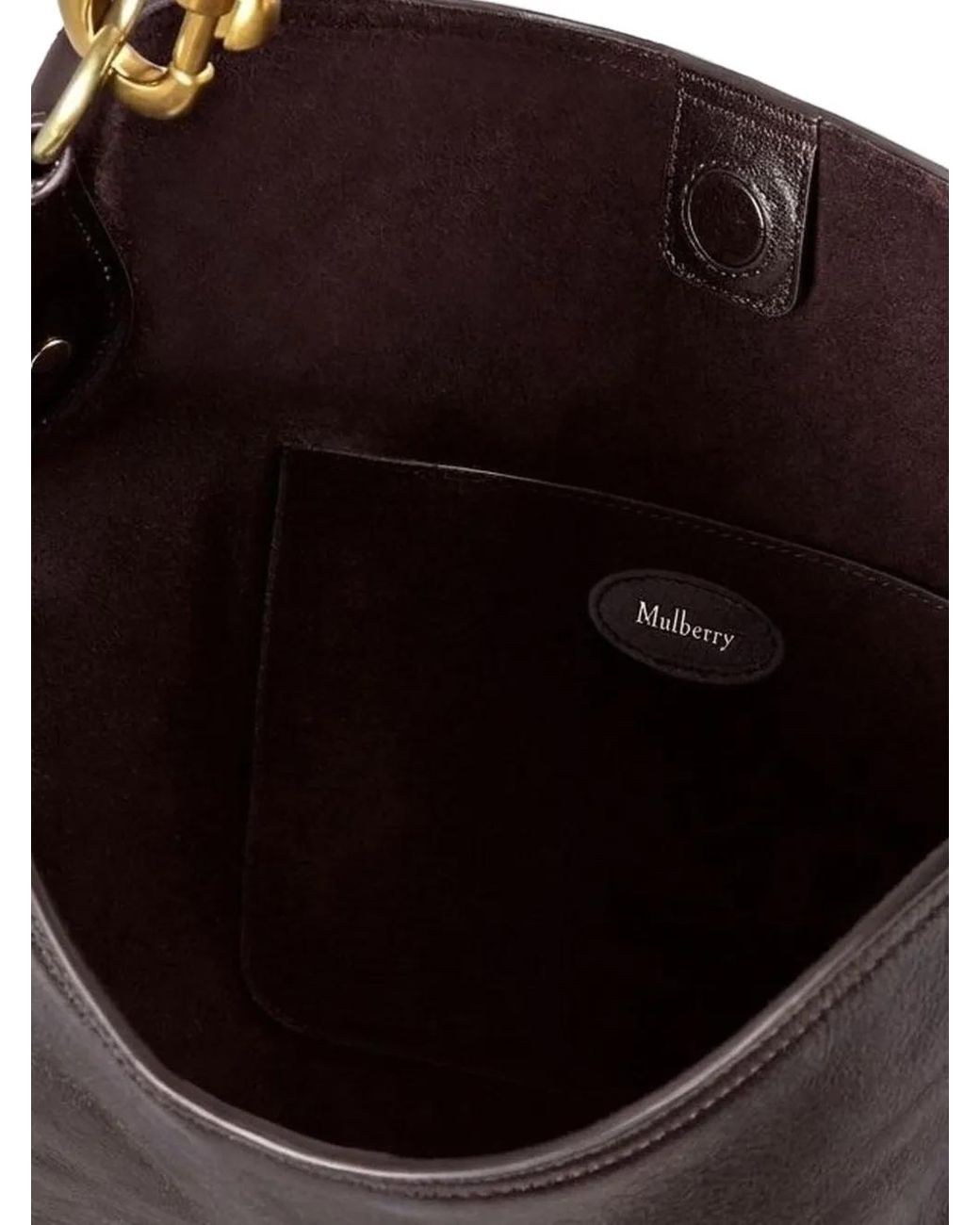 Mulberry Black Hackney Leather Shoulder Bag
