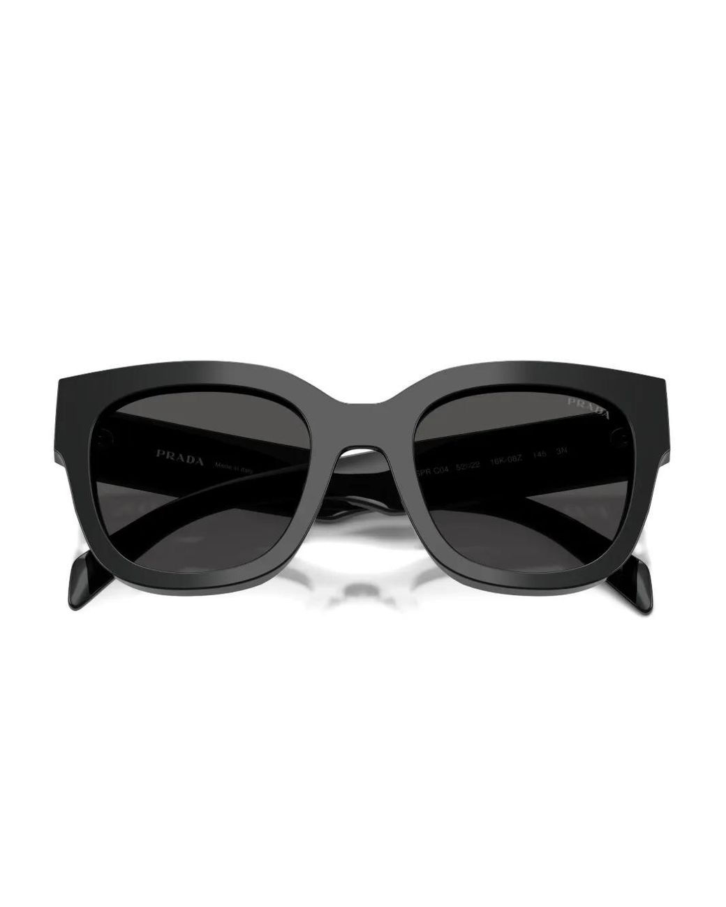 Prada Black Square-Frame Sunglasses