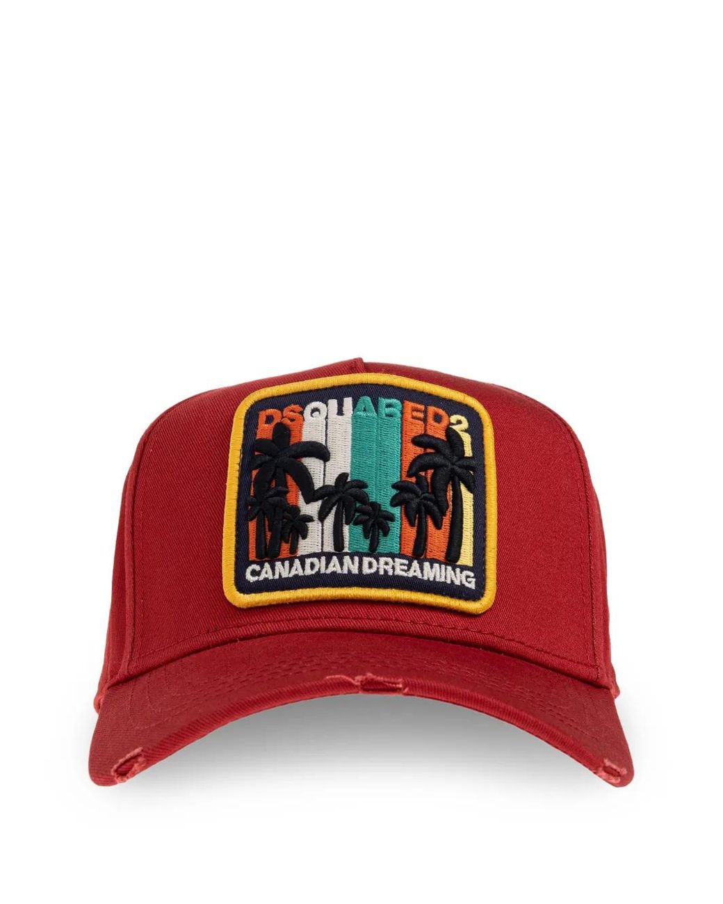 DSquared² Red Baseball Cap for men