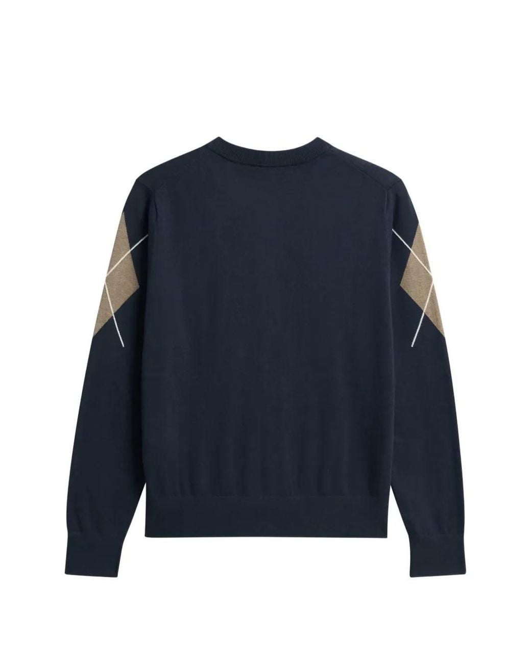 Pringle of Scotland Blue Diamond-Pattern Cardigan