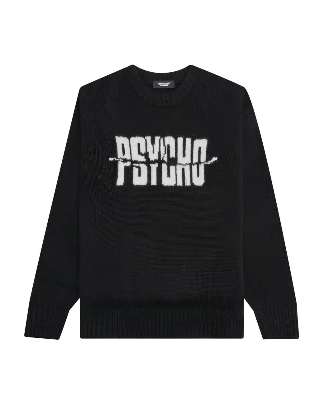 Undercover Black Psycho Knitwear Sweater for men