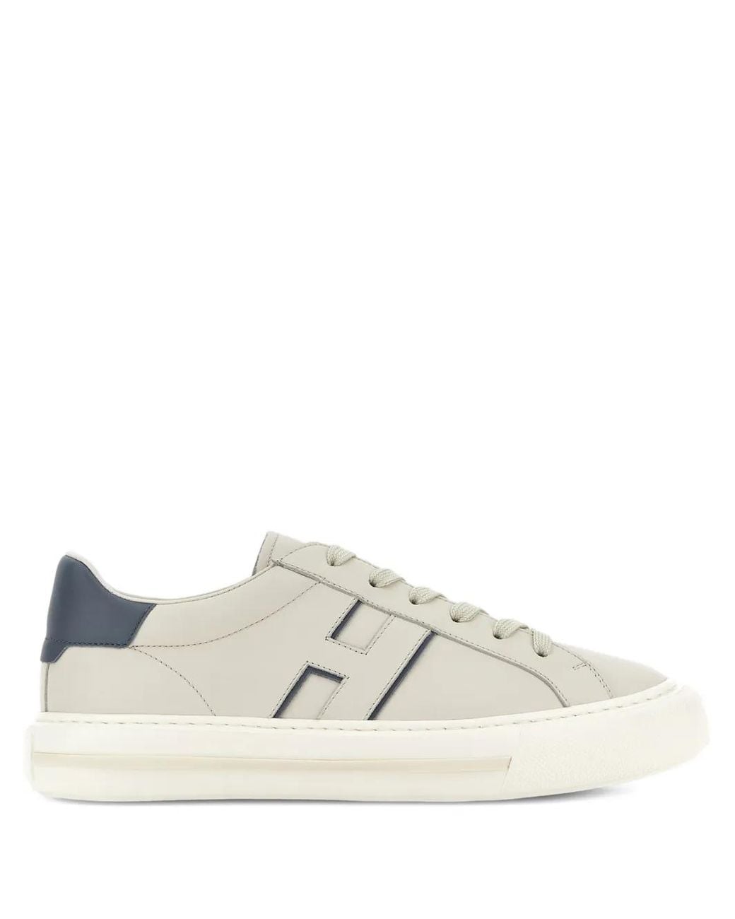 Hogan White Low-Top Sneakers With Silk And Nylon Upper for men