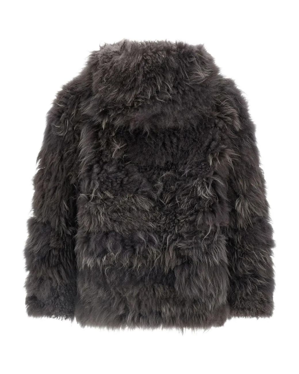Simonetta Ravizza Gray Hooded Jacket