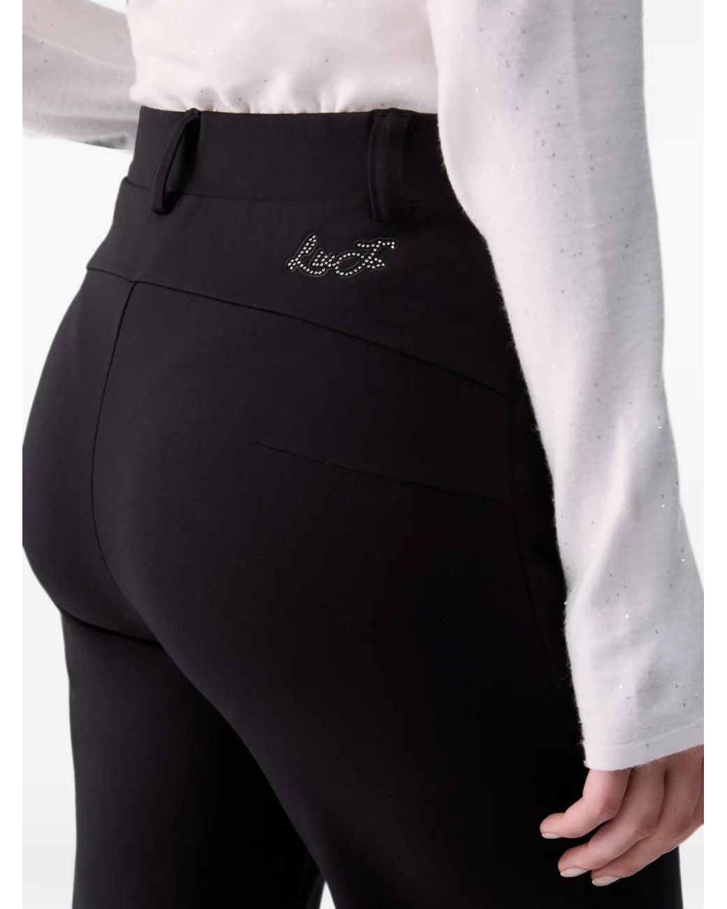 Liu Jo Blue Regular-Fit Trousers