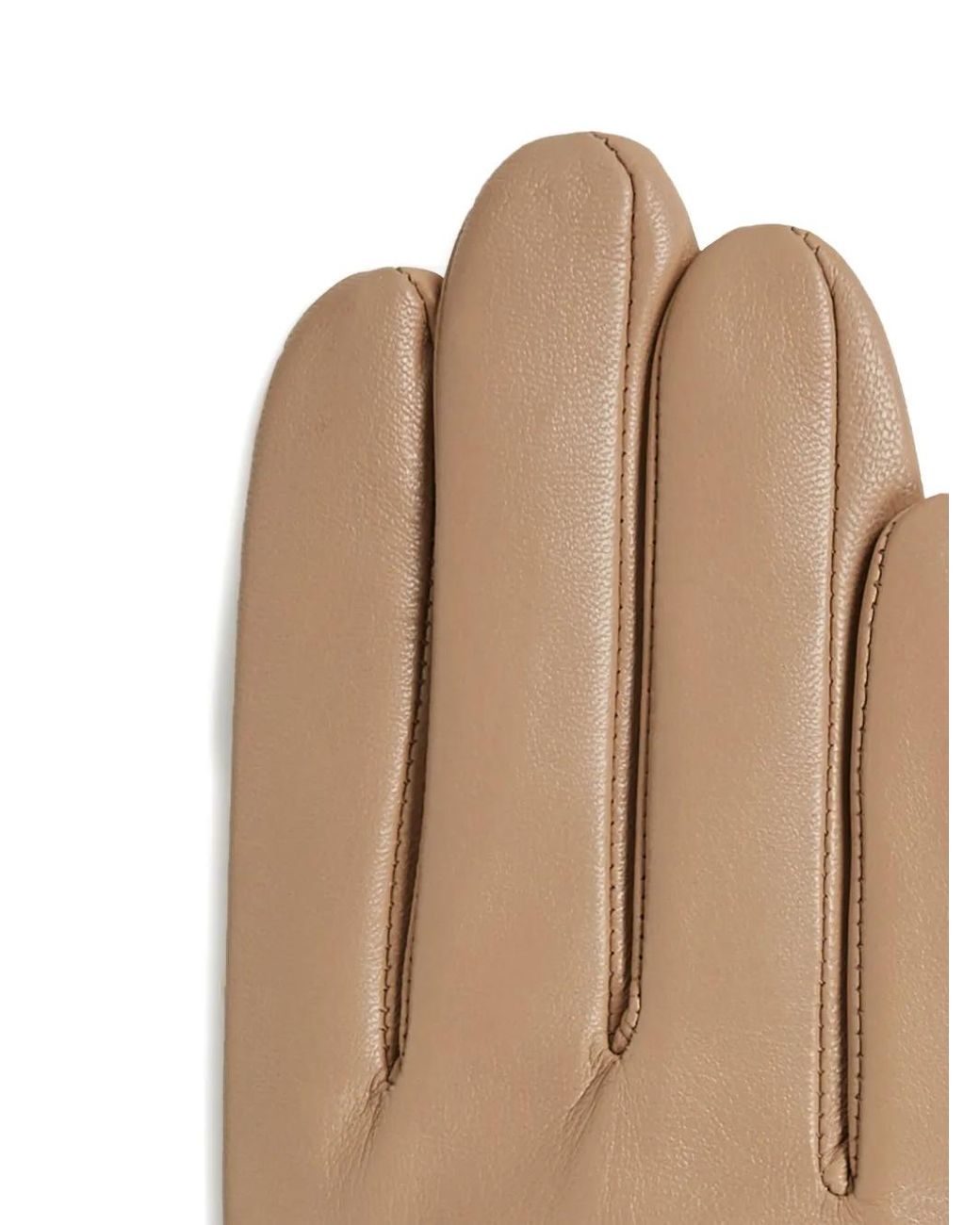 Karl Lagerfeld White K/Autograph Belt Gloves