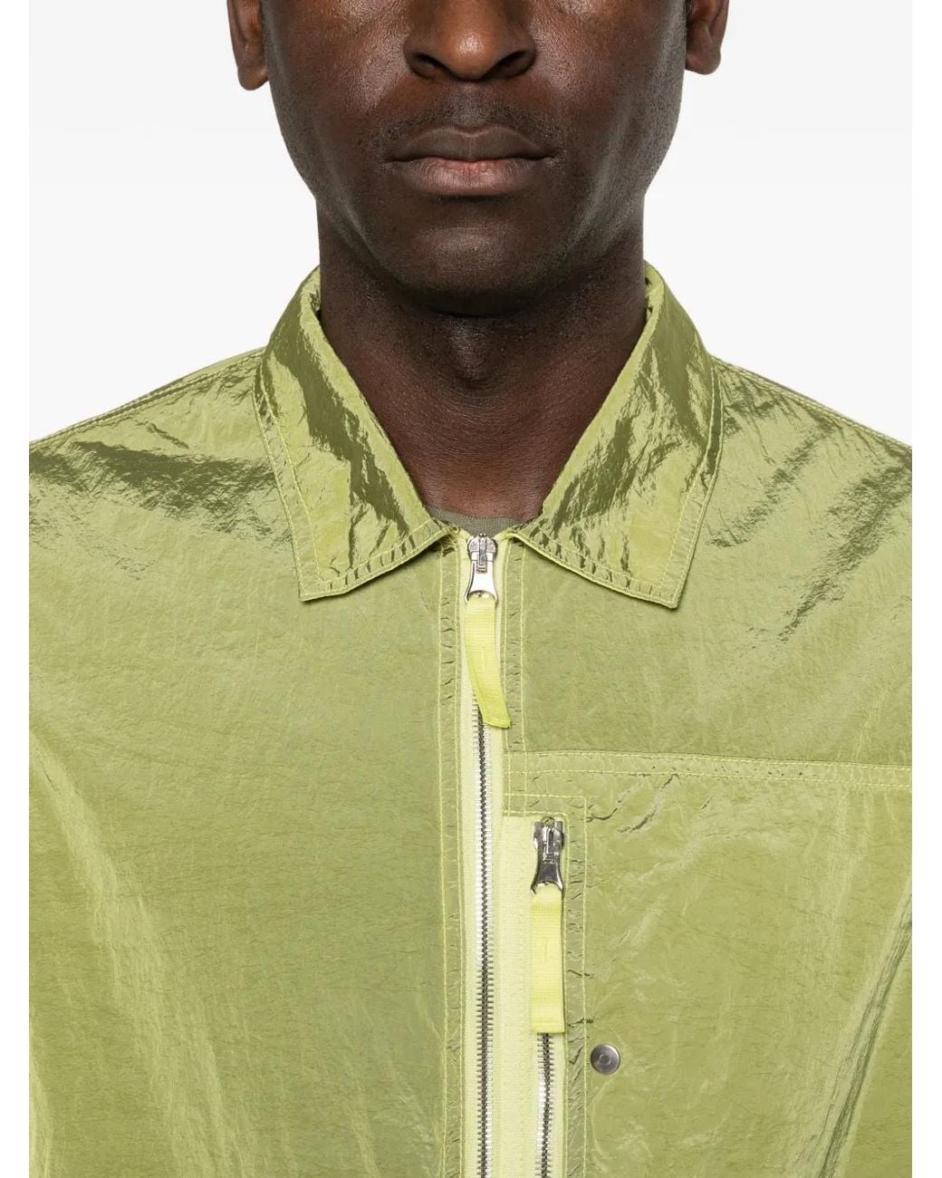 Stone Island Green Light Jackets for men