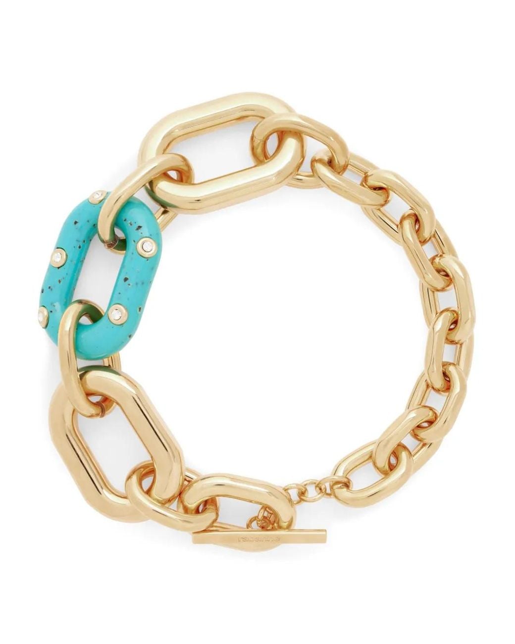 Rabanne Metallic Xl-Link Chocker Necklace