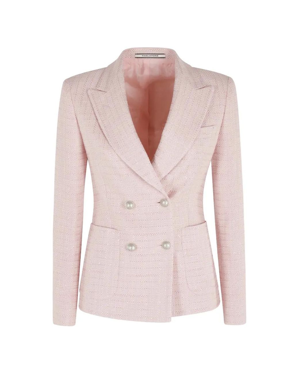 Blazer Doppiopetto di Tagliatore in Pink